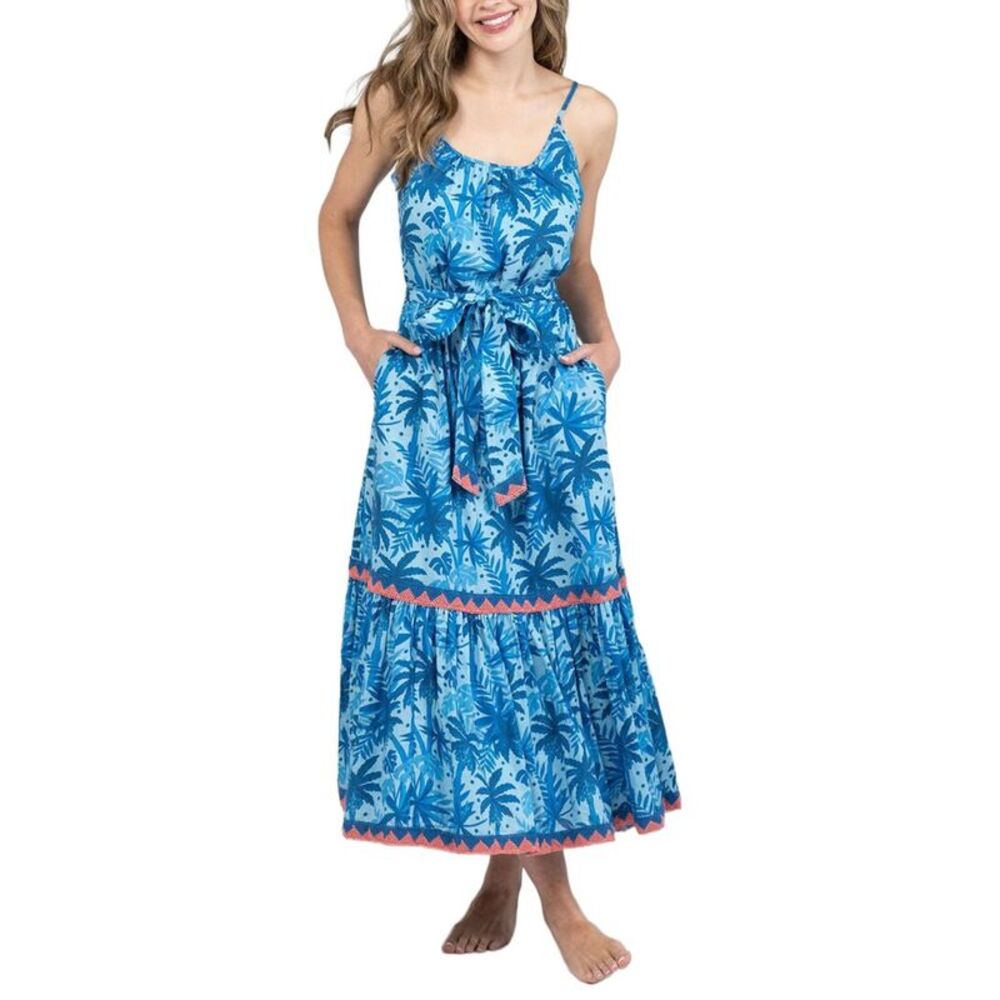 Beau & Ro Womens  Sunny Dress, Blue